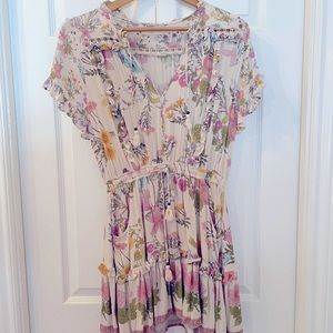 Spell and the Gypsy floral mini dress size small